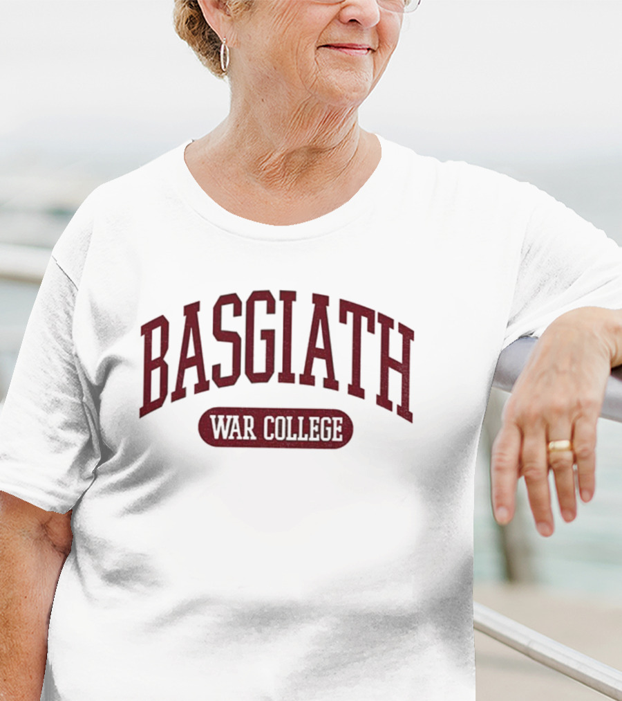 Basgiath War College Arched Text Classic Style T-Shirt