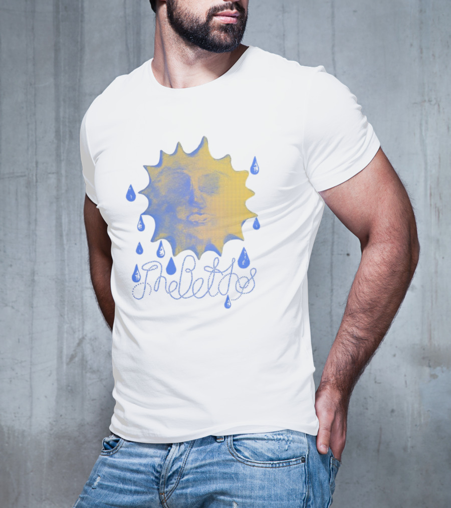The Beths Sad Sunshine Blue Tears Yellow Face T-Shirt
