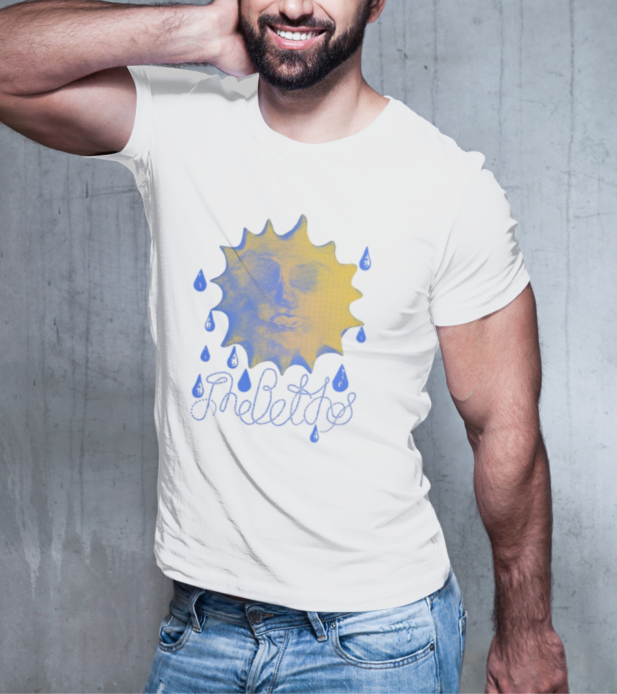 The Beths Sad Sunshine Blue Tears Yellow Face T-Shirt