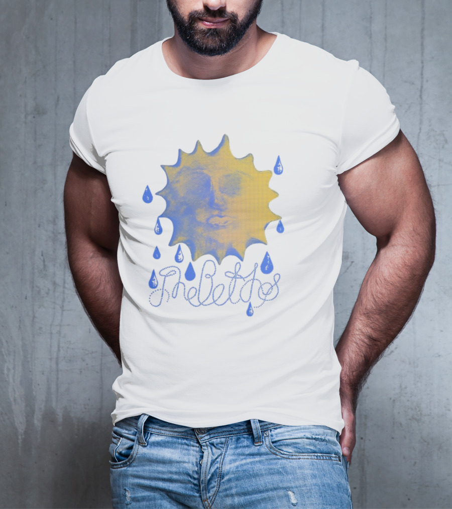 The Beths Sad Sunshine Blue Tears Yellow Face T-Shirt
