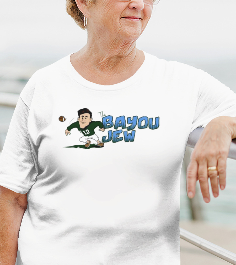 The Bayou Jew Football Player By Jake Retzlaff T-Shirt