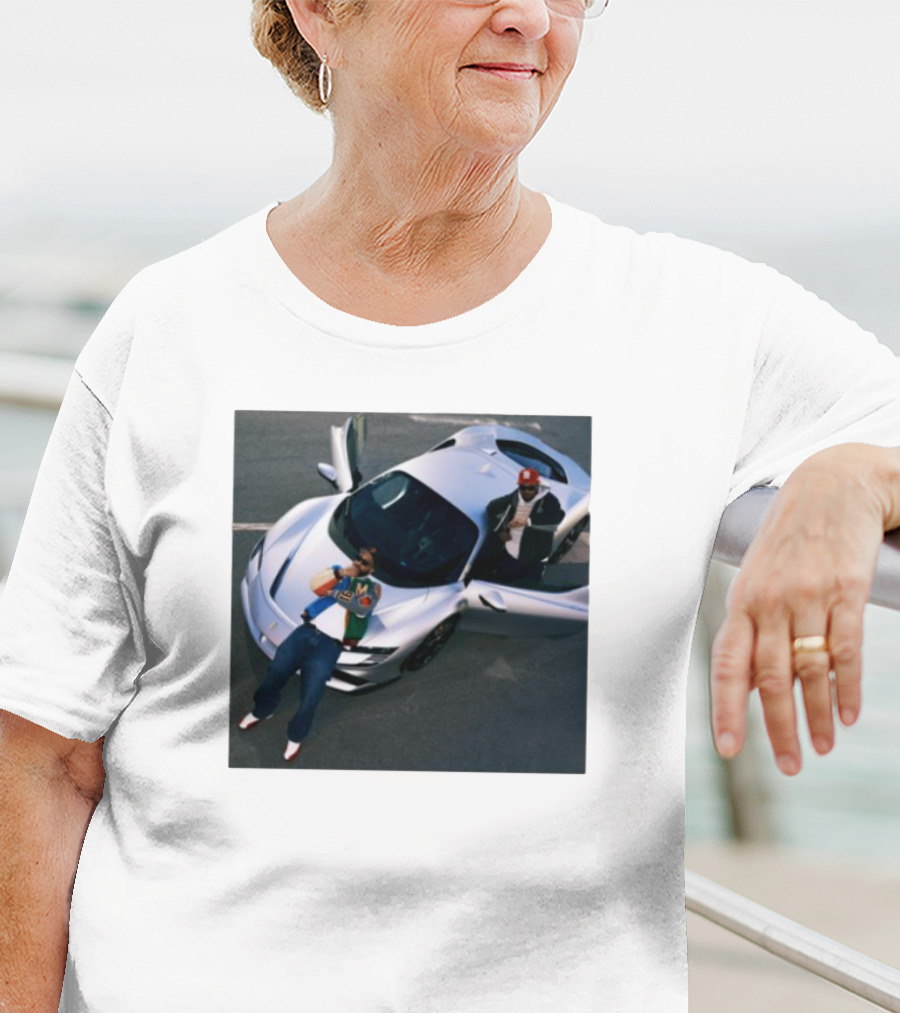 Until Night Comes Album Silver Sports Car Duo T-Shirt