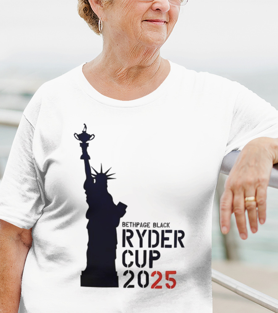 USA Ryder Cup 2025 Liberty Bethpage Black T-Shirt