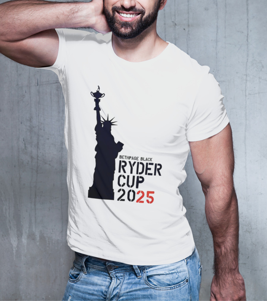 USA Ryder Cup 2025 Liberty Bethpage Black T-Shirt