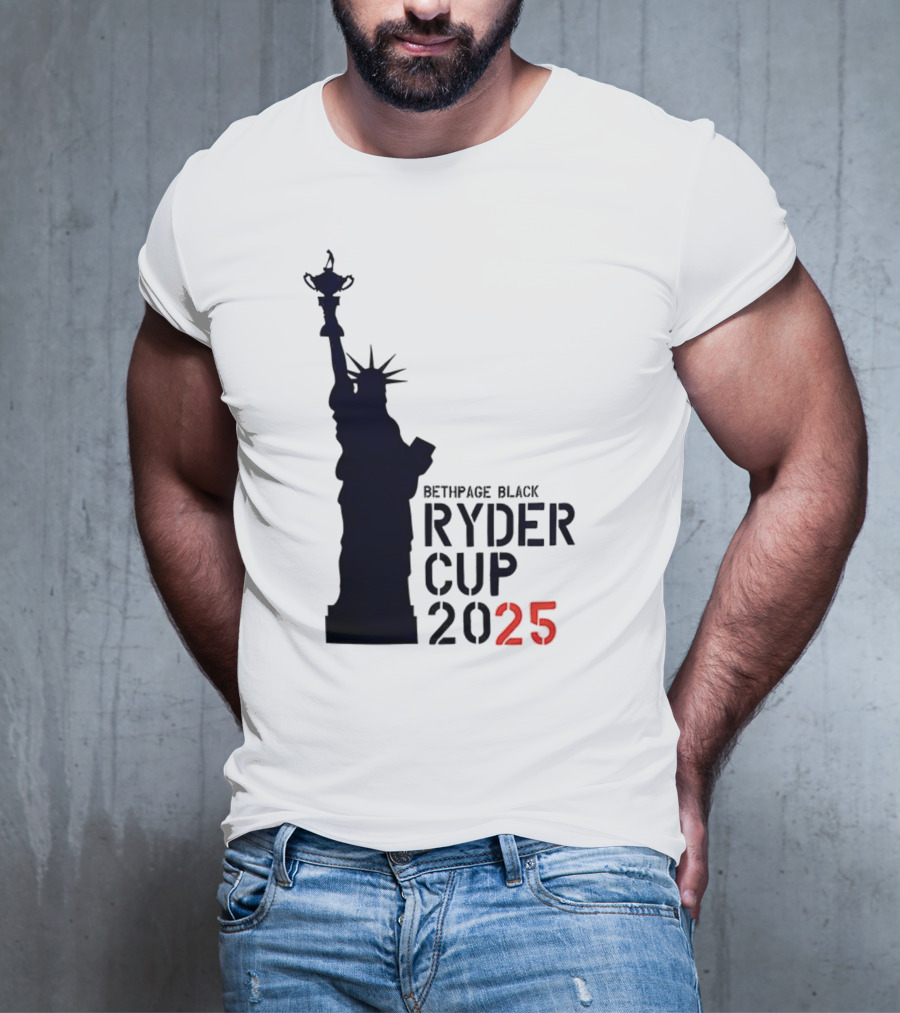 USA Ryder Cup 2025 Liberty Bethpage Black T-Shirt