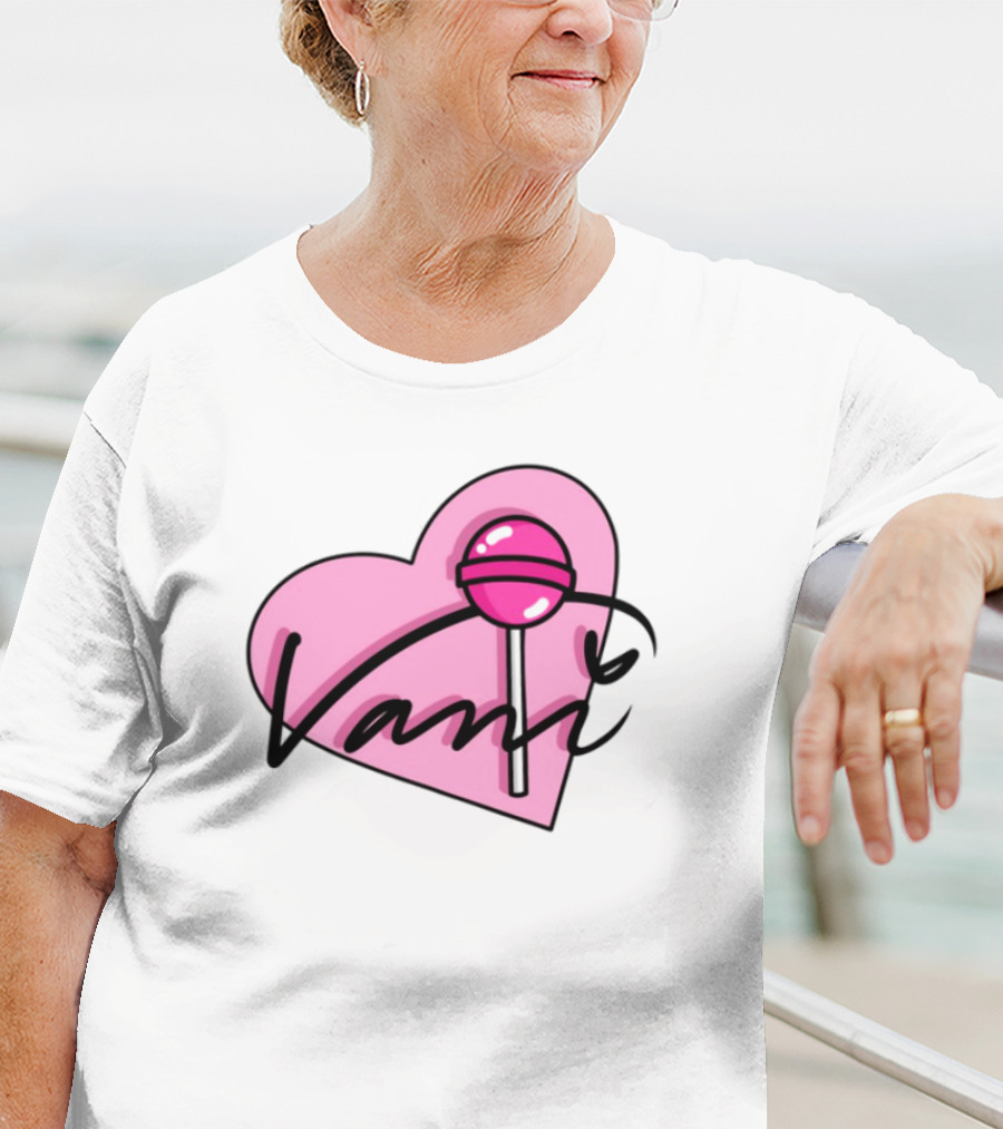 Vanilbean Heart Lollipop Signature T-Shirt