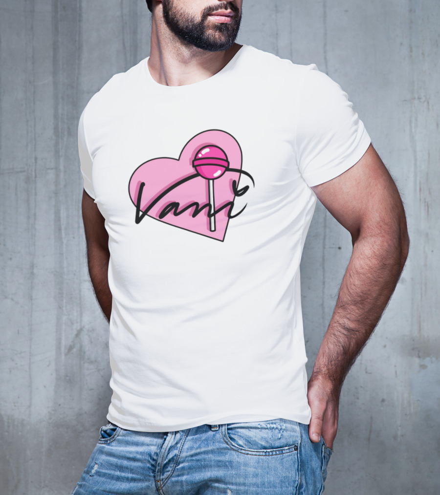 Vanilbean Heart Lollipop Signature T-Shirt