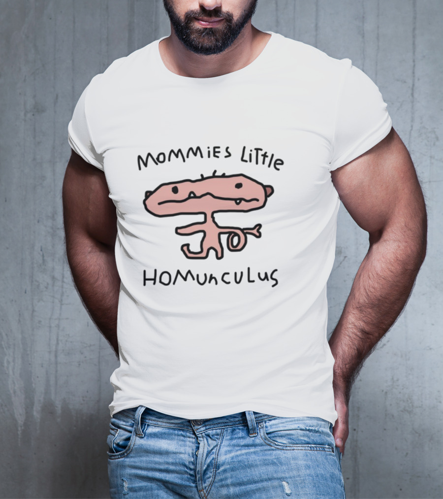 Wors S Mommies Little Homunculus Pink Abstract Creature T-Shirt