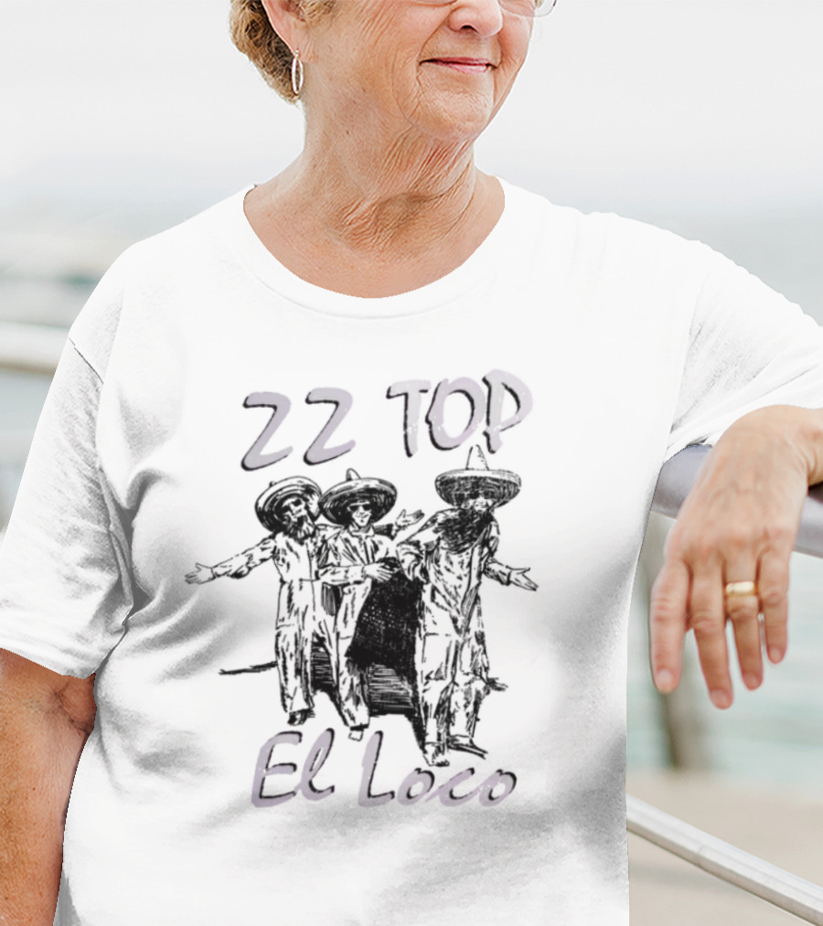 ZZ Top El Loco Band Vintage Style Fan Apparel T-Shirt