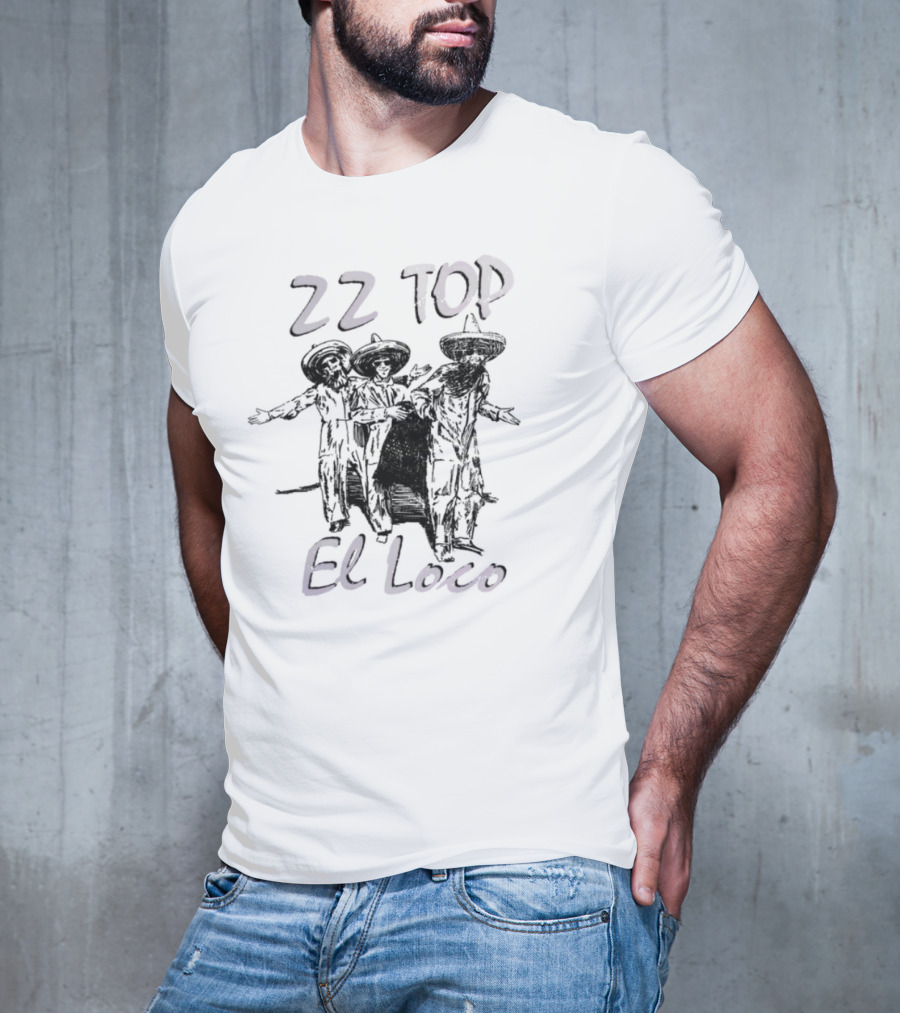 ZZ Top El Loco Band Vintage Style Fan Apparel T-Shirt