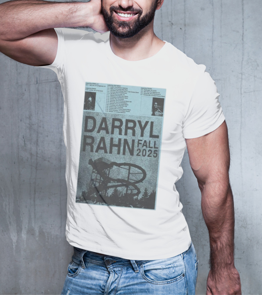 Darryl Rahn Fall Tour 2025 Water Slide Concert Dates T-Shirt