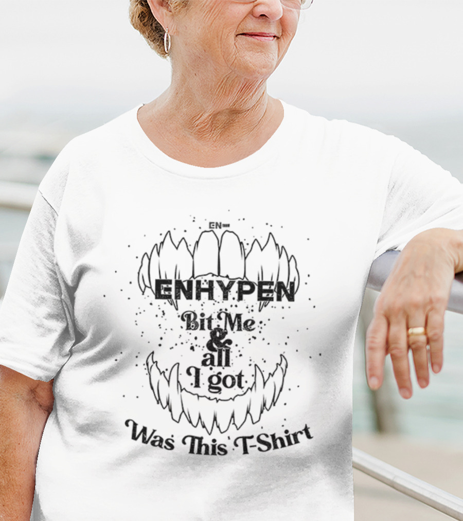 ENHYPEN Bit Me And All I Got Was This T-Shirt