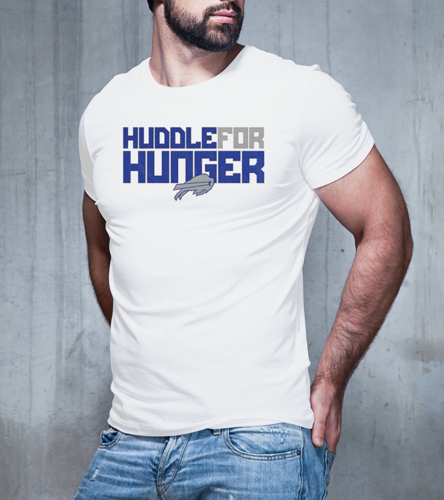 Huddle For Hunger Buffalo Bills NFL Football T-Shirt