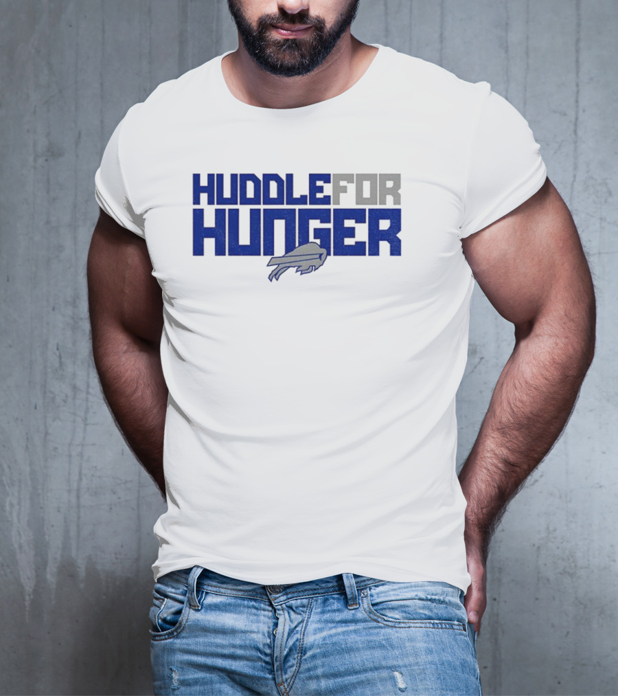 Huddle For Hunger Buffalo Bills NFL Football T-Shirt