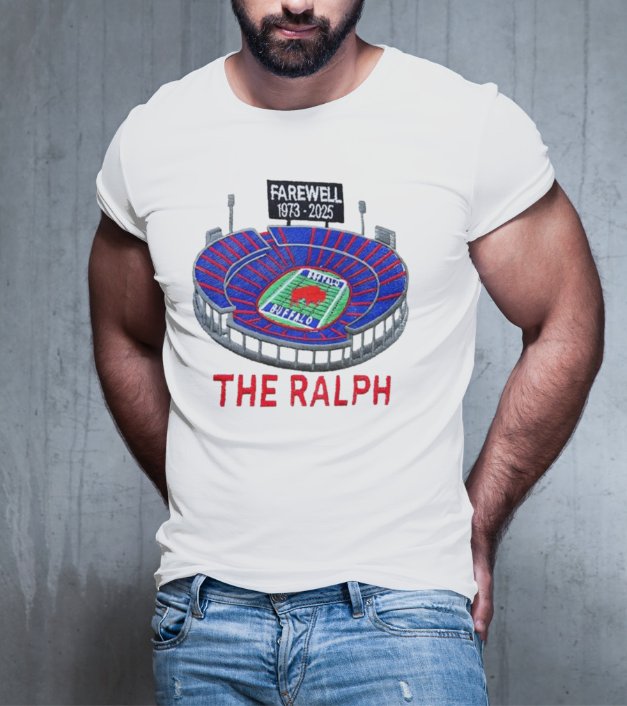 Buffalo Bills NFL Farewell 1973-2025 The Ralph Stadium T-Shirt