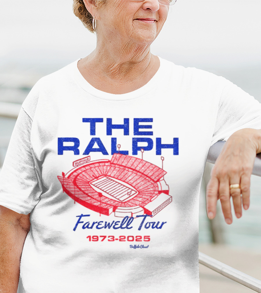 The Ralph Farewell Tour 1973 2025 Buffalo Bills NFL Stadium T-Shirt