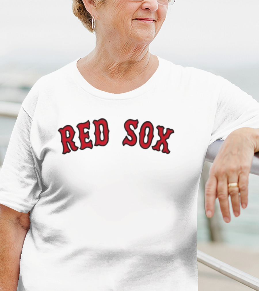 Aaron Judge Red Sox Bold Text Tribute T-Shirt