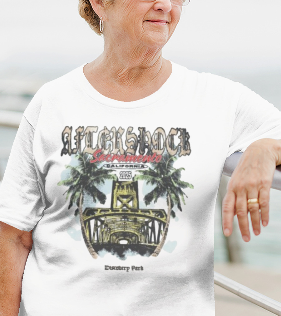 Aftershock Festival Sacramento California 2025 October Discovery Park T-Shirt