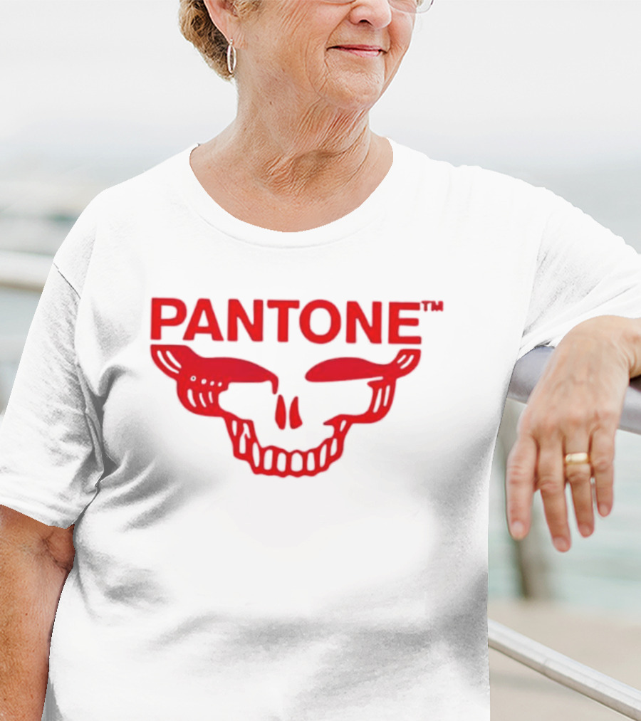 Grateful Red SYF Stealie Pantone Skull Red T-Shirt