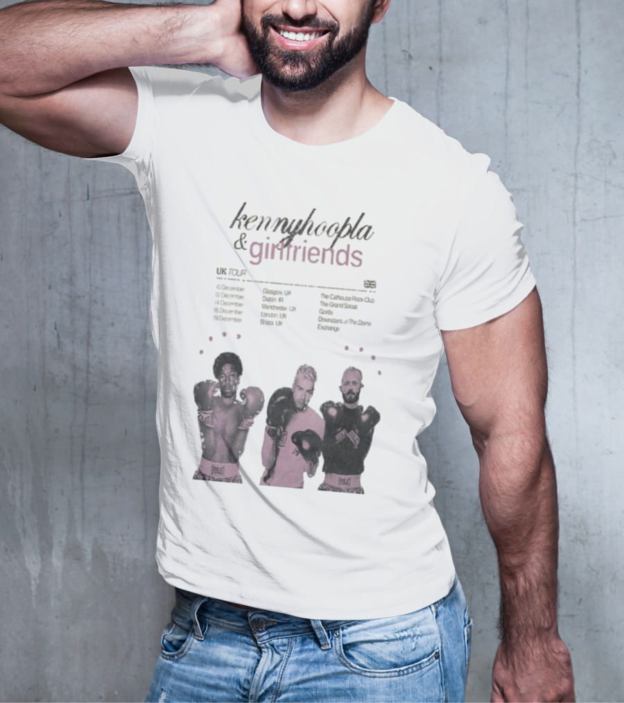 KennyHoopla And Girlfriends EU UK Tour 2025 Boxing Themed Dates UK EU Cities T-Shirt