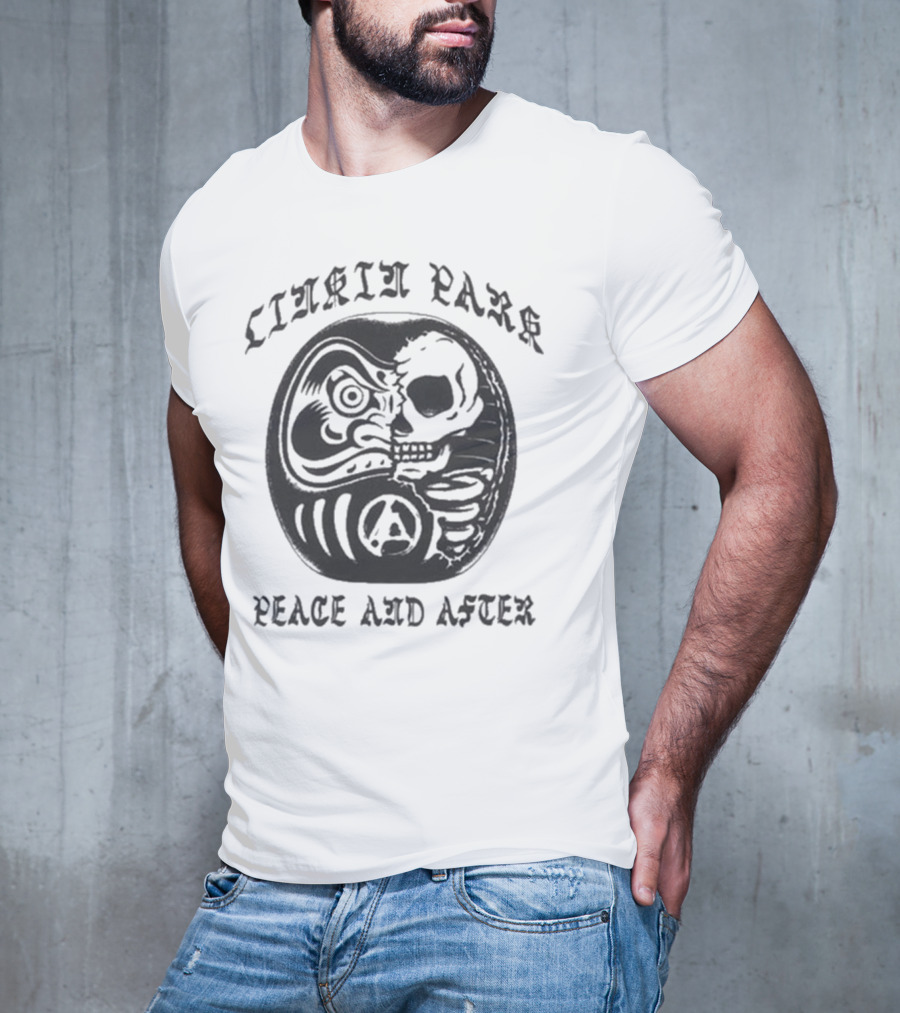 Linkin Park Peace And After Daruma Skull Collaboration T-Shirt