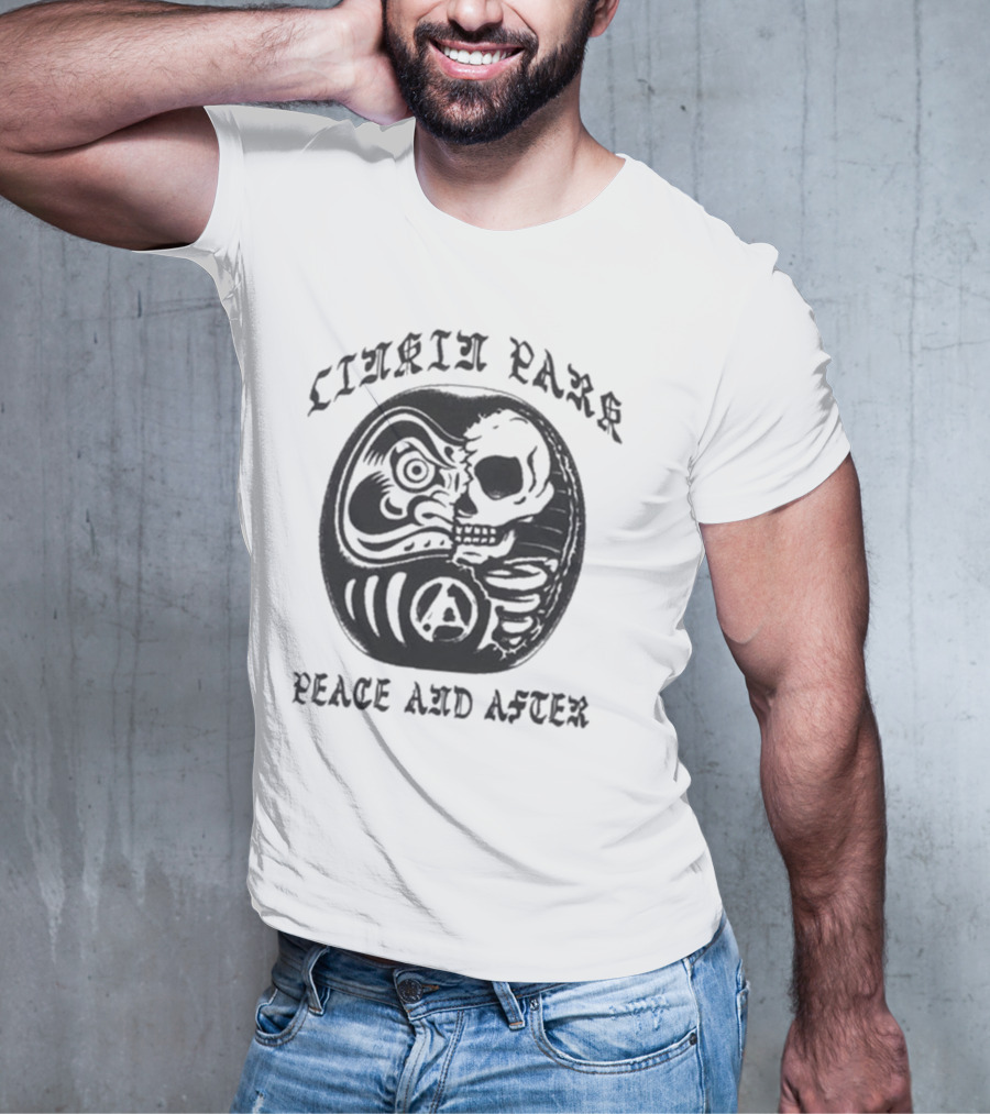 Linkin Park Peace And After Daruma Skull Collaboration T-Shirt