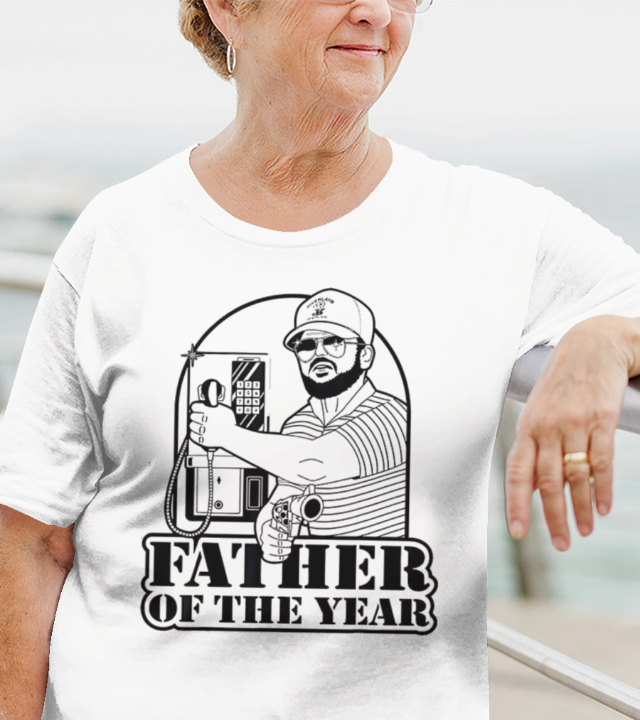 Father Of The Year Gary Plauche Illustration T-Shirt
