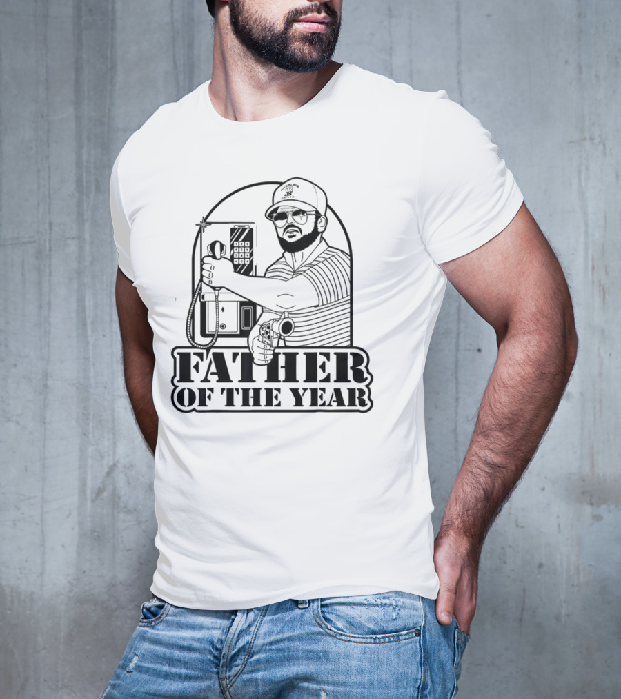 Father Of The Year Gary Plauche Illustration T-Shirt