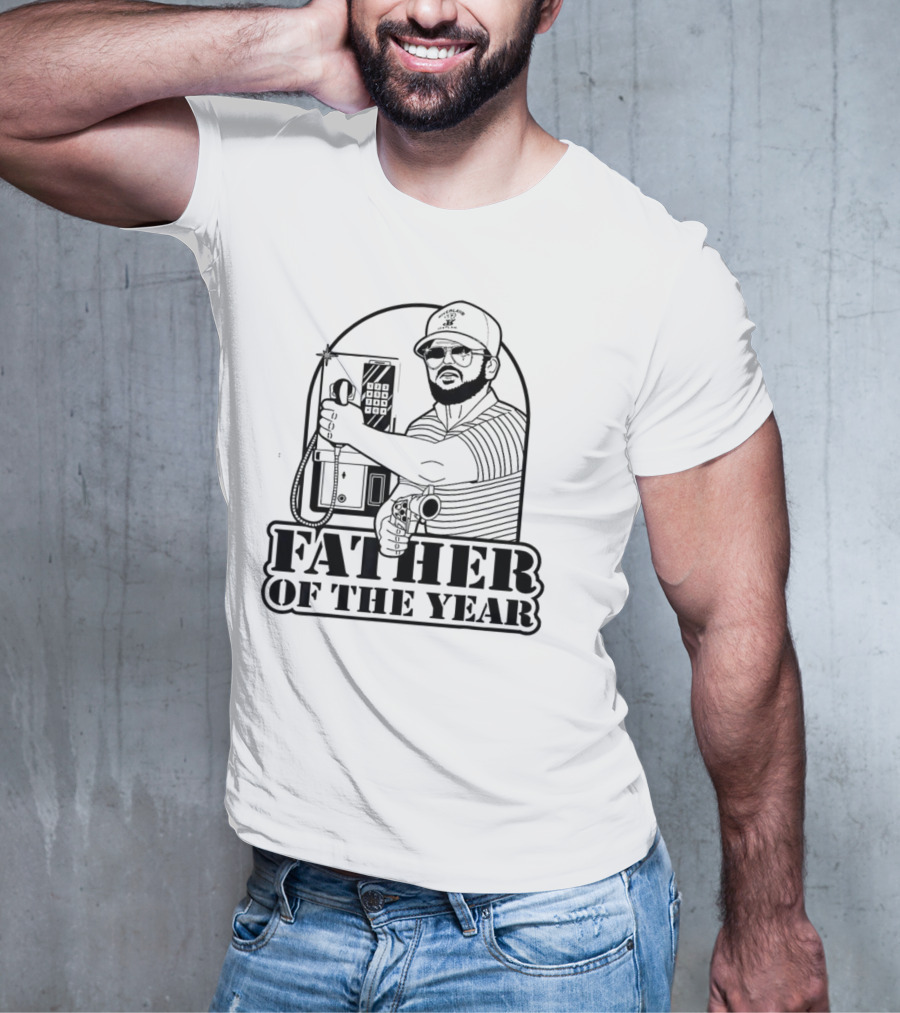 Father Of The Year Gary Plauche Illustration T-Shirt