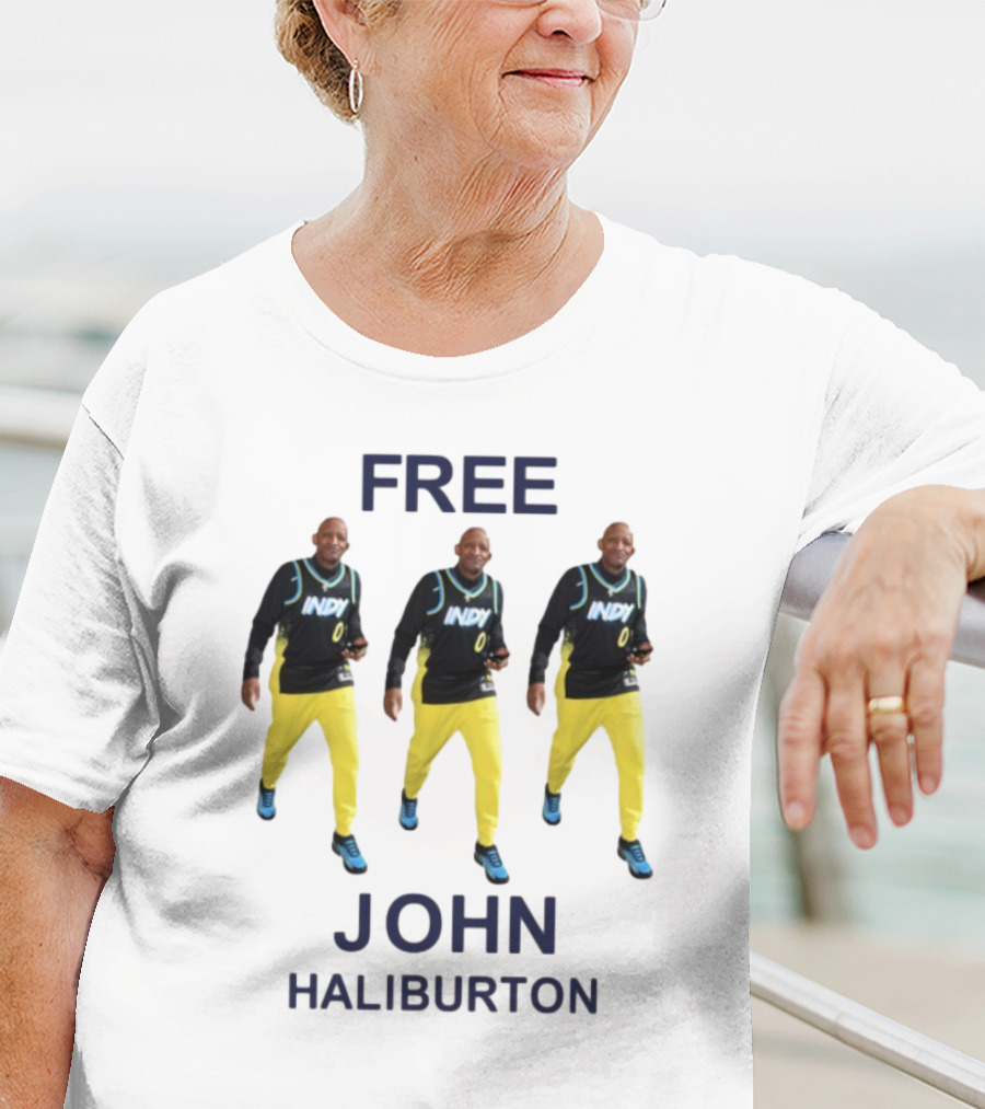 Free John Haliburton Indy 0 Sports Outfit T-Shirt