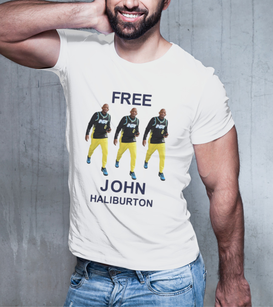 Free John Haliburton Indy 0 Sports Outfit T-Shirt