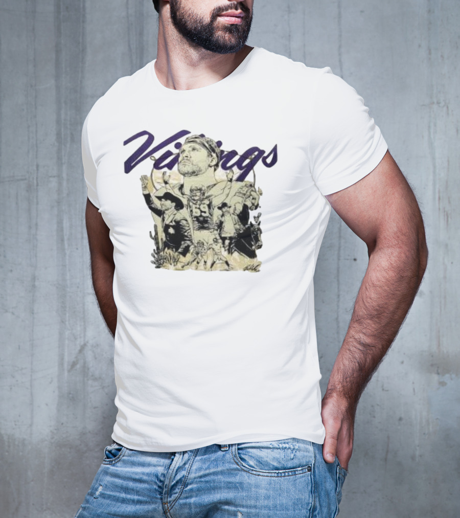 Vikings Fan Tribute With Player Number 69 And Team Spirit Imagery T-Shirt
