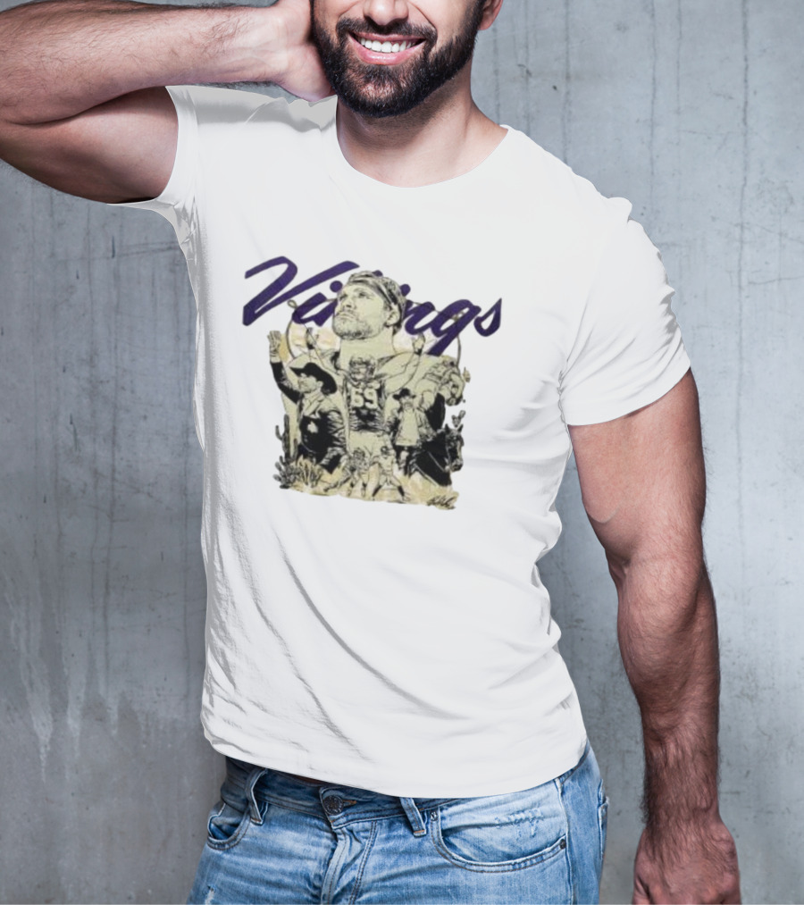 Vikings Fan Tribute With Player Number 69 And Team Spirit Imagery T-Shirt