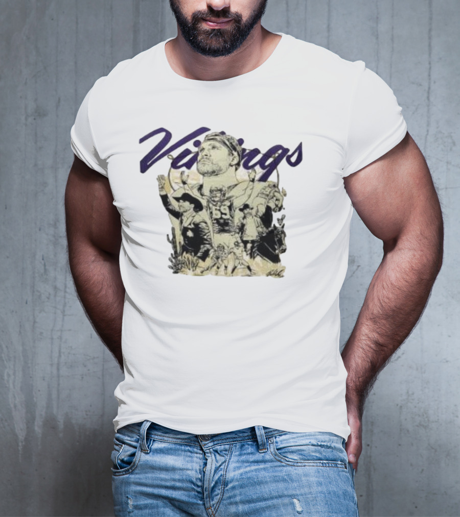 Vikings Fan Tribute With Player Number 69 And Team Spirit Imagery T-Shirt