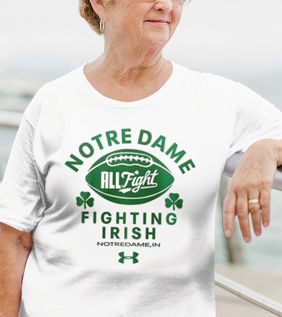 Notre Dame Fighting Irish All Fight Football NotreDameB.I.N Under Armour T-Shirt