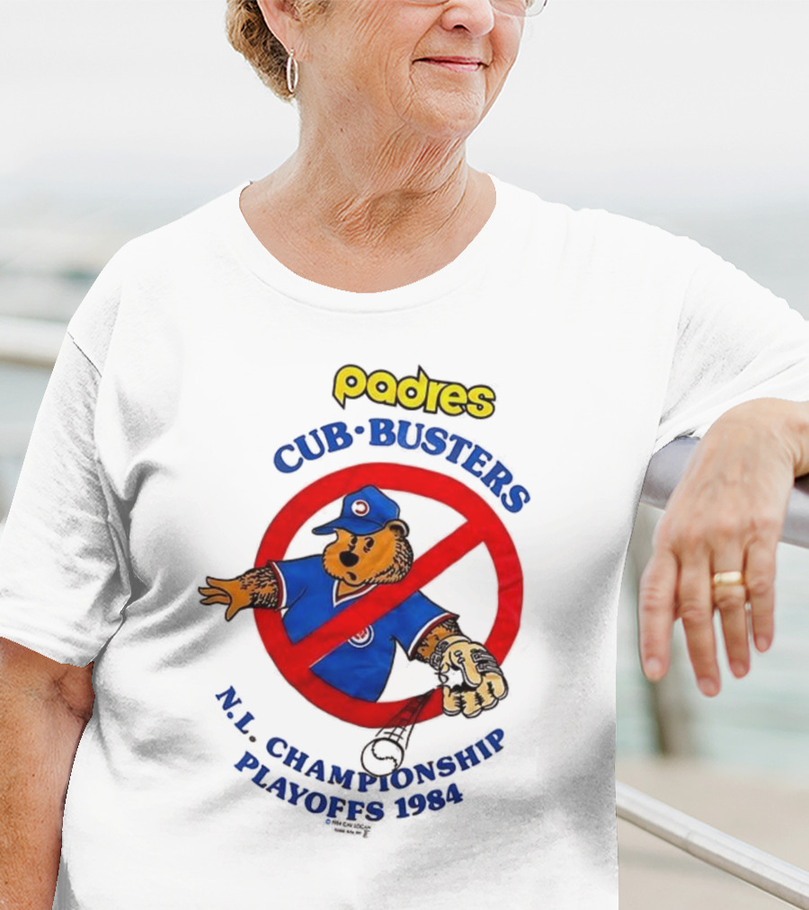 Padres Cub Busters NL Championship Playoffs 1984 T-Shirt