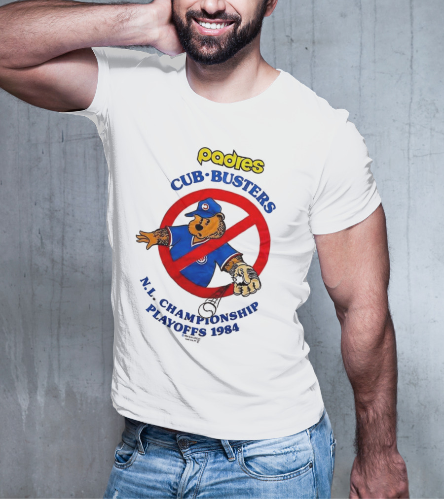 Padres Cub Busters NL Championship Playoffs 1984 T-Shirt