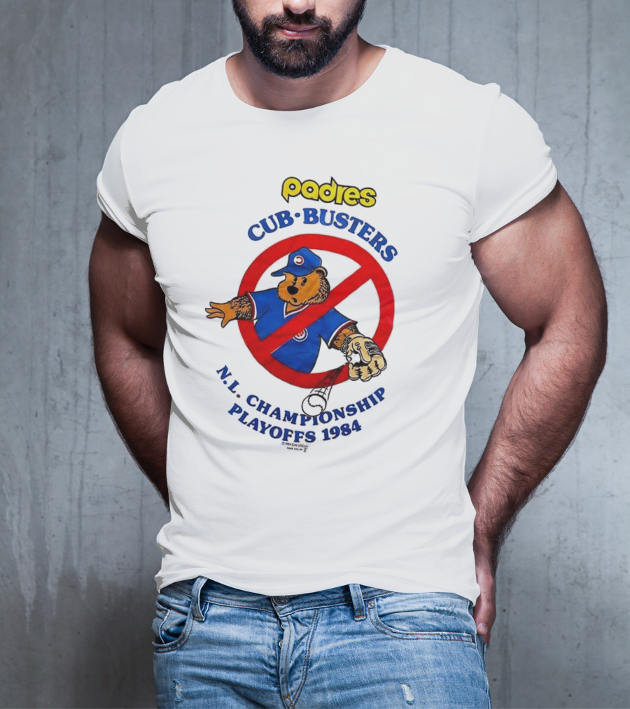 Padres Cub Busters NL Championship Playoffs 1984 T-Shirt