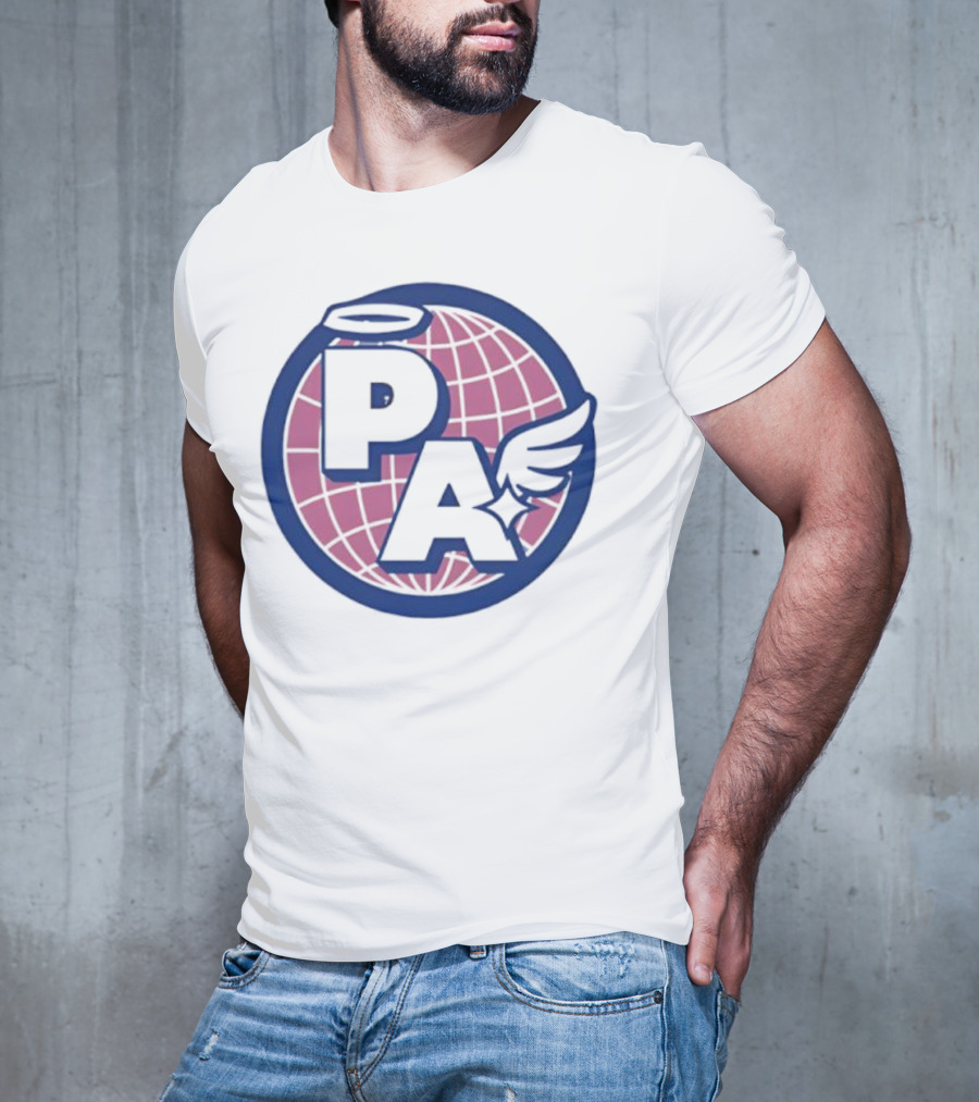Project AEON Ethereum NFT Collection PA Halo Wing Pink Globe T-Shirt