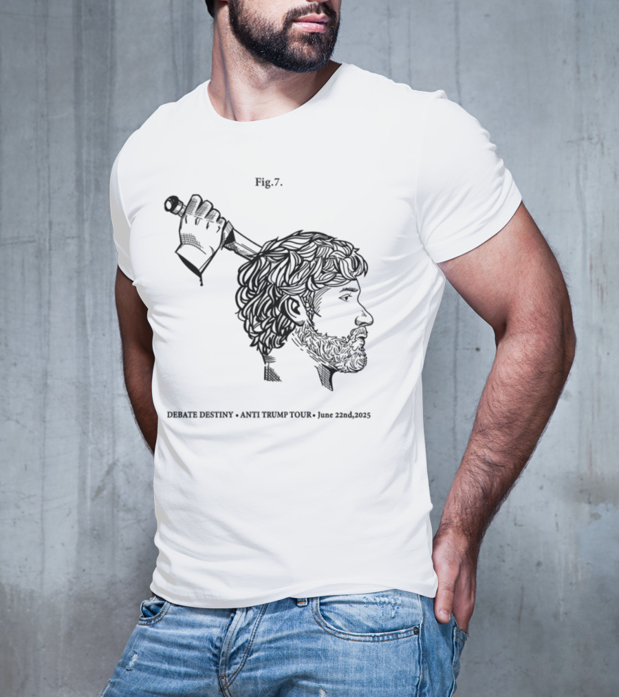 Debate Destiny Badge White Circle Event T-Shirt