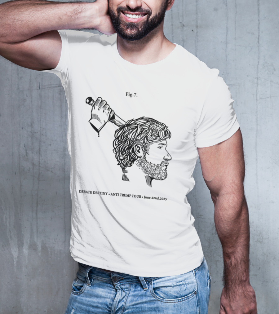 Debate Destiny Badge White Circle Event T-Shirt