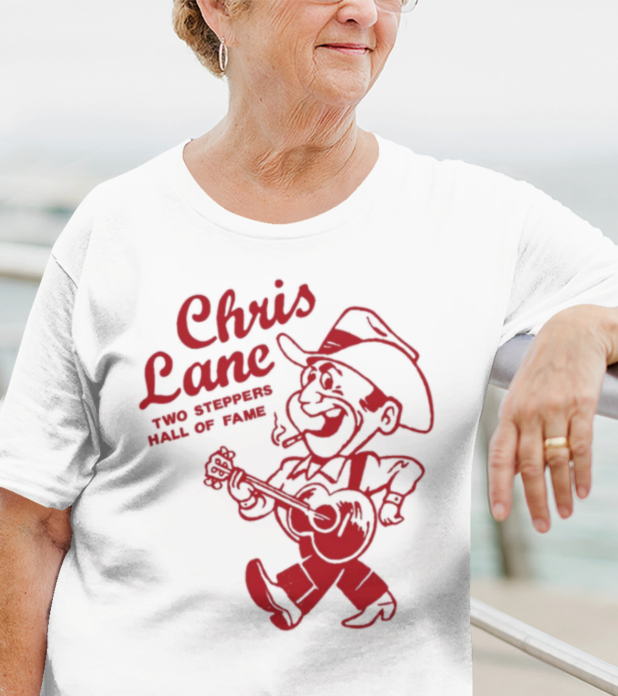 Chris Lane Two Steppers Hall Of Fame Cowboy Player T-Shirt