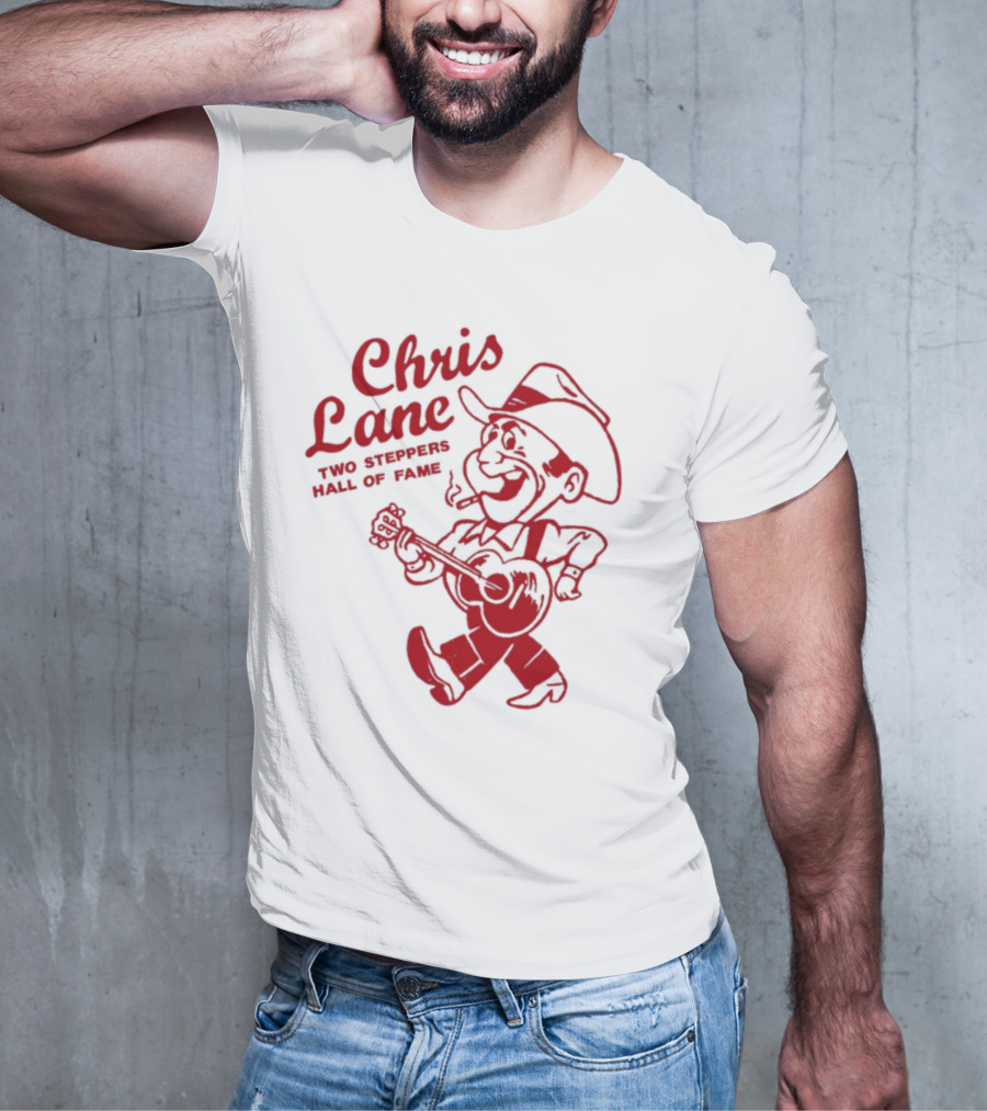 Chris Lane Two Steppers Hall Of Fame Cowboy Player T-Shirt