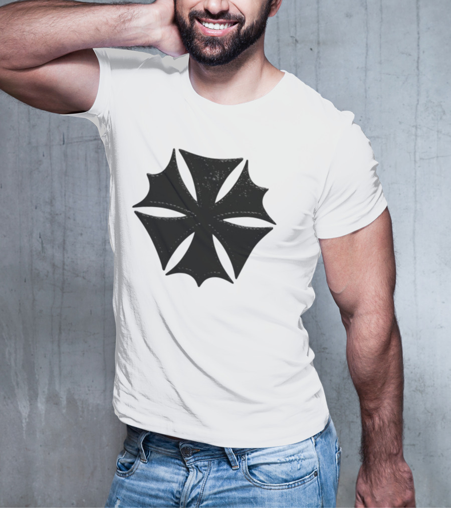 Hardstone Psycho Iron Cross Symbol Black T-Shirt