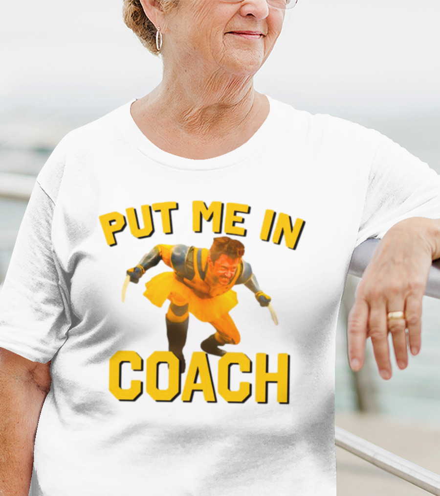 Put Me In Coach Hugh Jackman Wolverine Tutu Costume T-Shirt