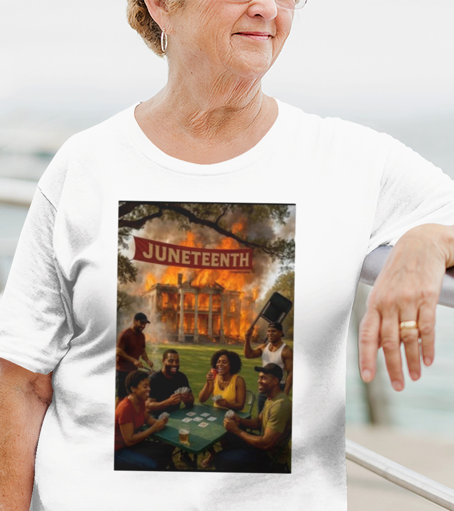 Juneteenth La Plantation Fire Historic Juneteenth Celebration T-Shirt