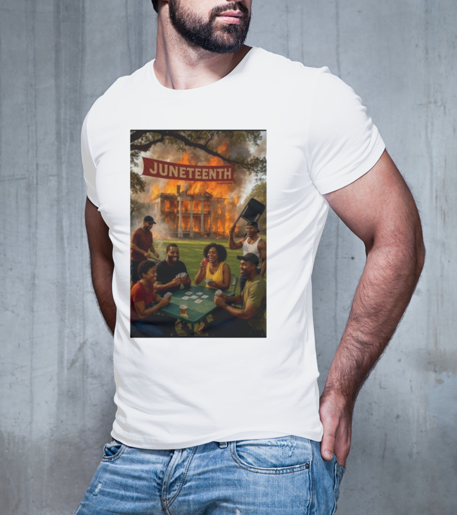 Juneteenth La Plantation Fire Historic Juneteenth Celebration T-Shirt