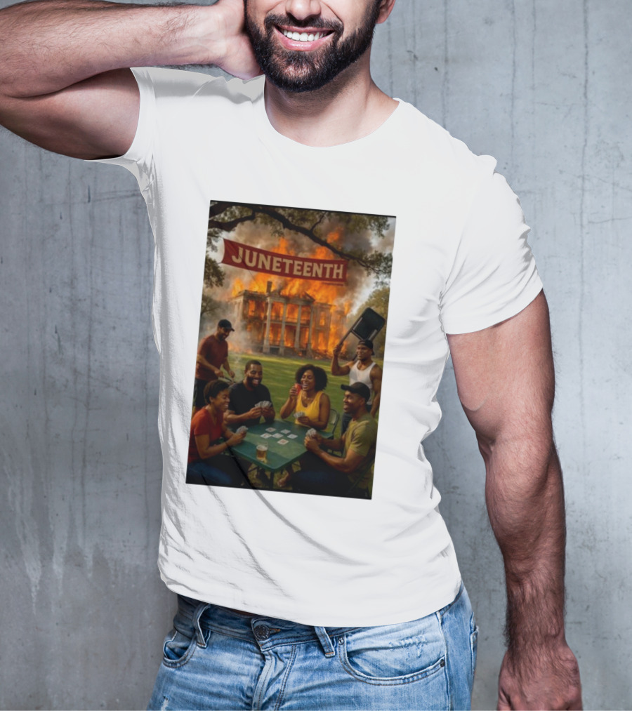 Juneteenth La Plantation Fire Historic Juneteenth Celebration T-Shirt