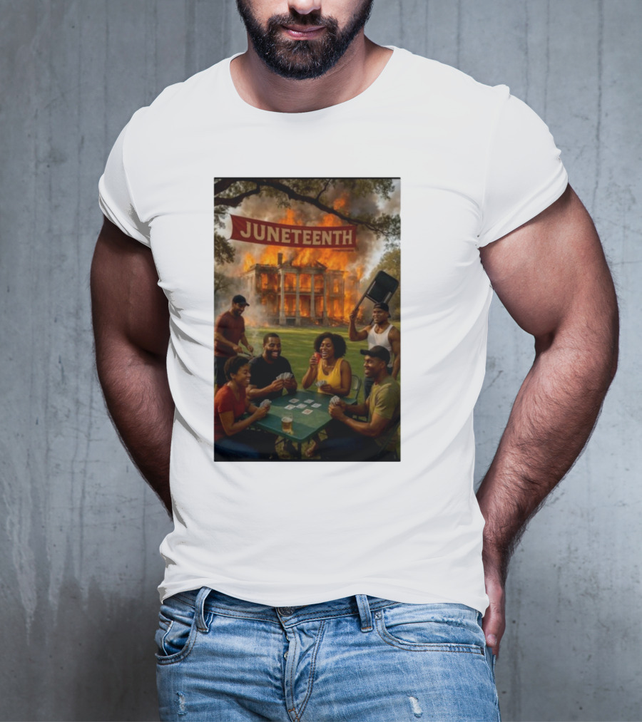 Juneteenth La Plantation Fire Historic Juneteenth Celebration T-Shirt