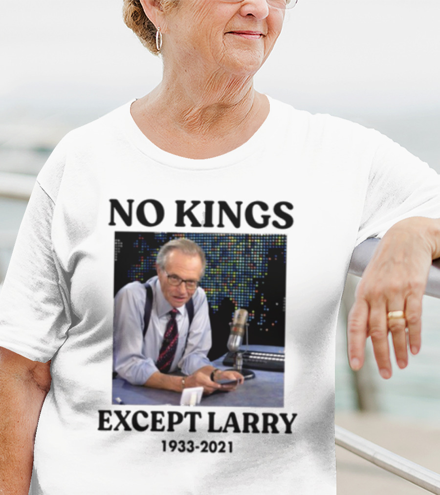 Justinboldaji Fuck Ice No Kings Except Larry 1933 2021 T-Shirt